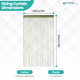 String Curtain Panel - Green